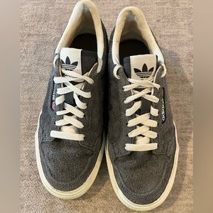 adidas Continental Vulc Soft Suede Women's Sneakers Shoes Grey/White Size 7